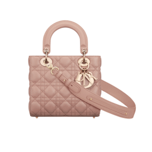 Blush lamsleer met Cannage-motief 20 cm