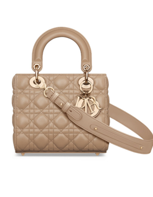Biscuit lamsleer met Cannage-motief 20 cm
