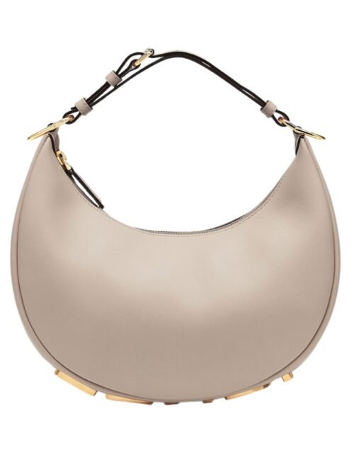 Ledertasche in Taubengrau 24.5 cm