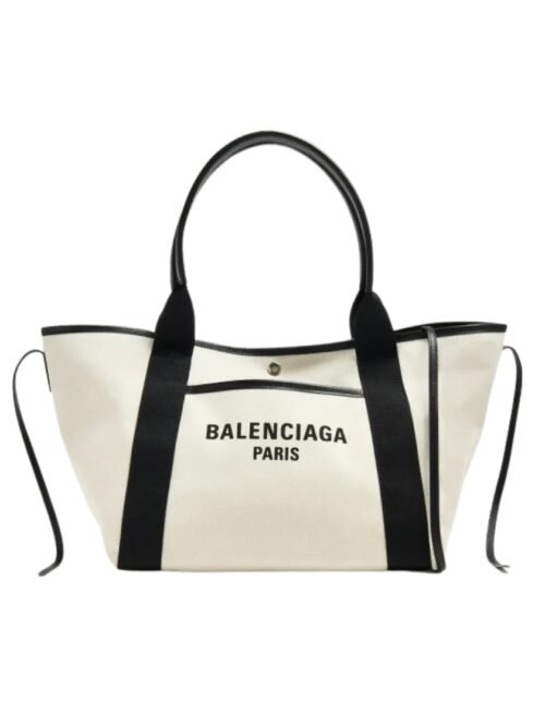Biarritz Tote Beige Canvas 30 cm