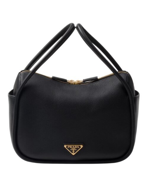 Darling Lederhandtasche in Schwarz 18 cm
