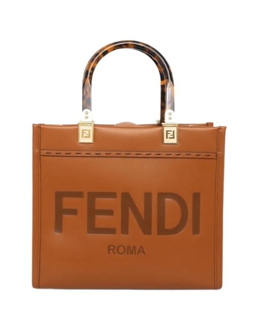 Braune Kalbsledertasche 22 cm