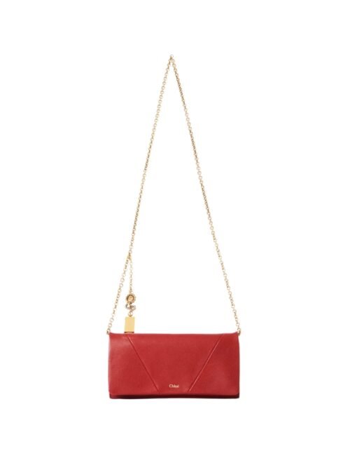 Brieftasche mit Kettenriemen und Überschlag 20 cm