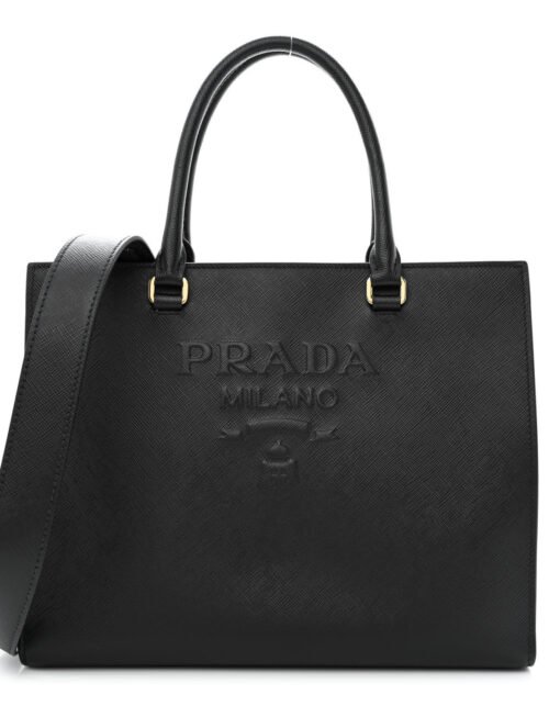 Saffiano Schwarz 28 cm