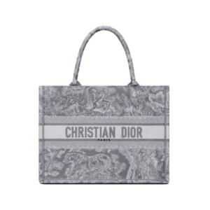 Book Tote Grau/Weiß 36 cm
