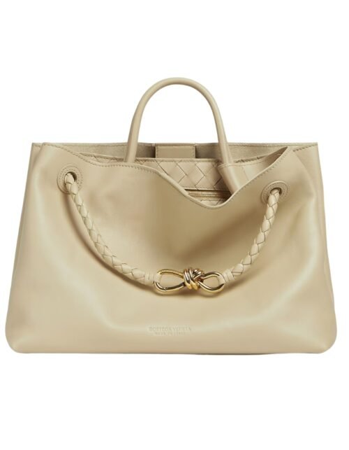 Top-Griff-Tasche aus seidigem Kalbsleder 25 cm