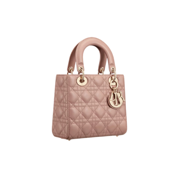 Blush lamsleer met Cannage-motief 20 cm - Image 4