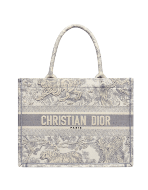 Book Tote Grau/Ecru 36 cm