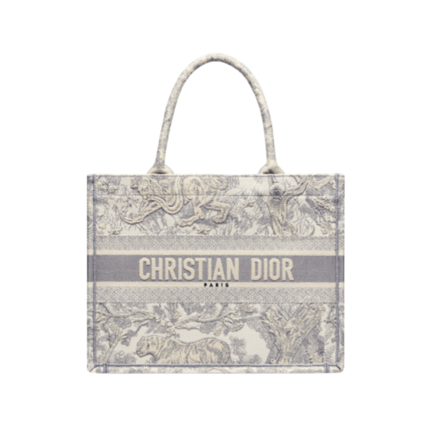 Book Tote Grau/Ecru 36 cm