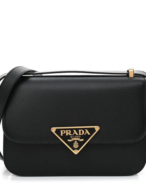 Saffiano Schwarz 22 cm