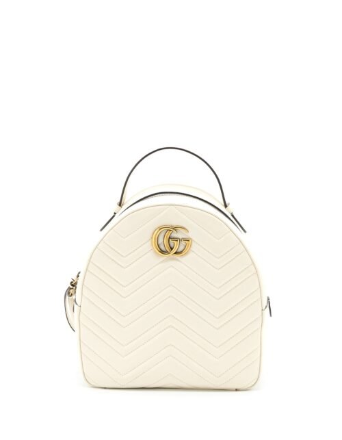 GG Marmont Backpack Weiß 23 cm
