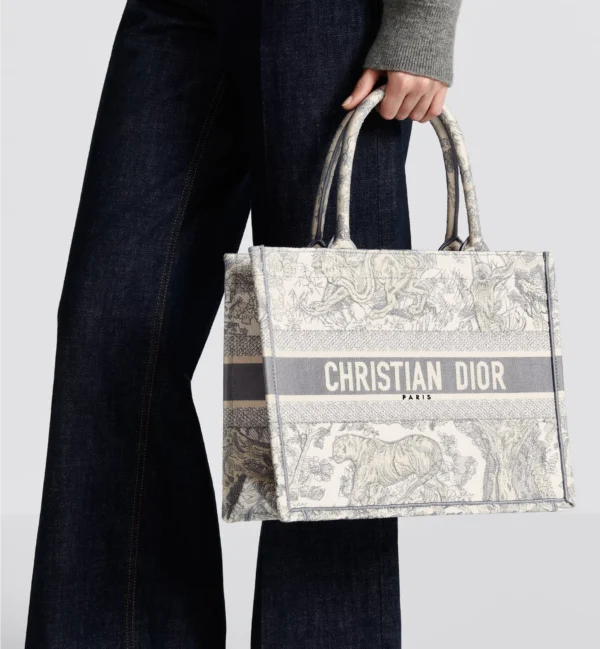 Book Tote Grau/Ecru 36 cm - Image 2