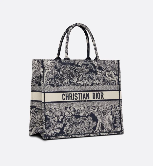 Book Tote Blau/Beige 36 cm - Image 2