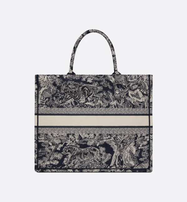 Book Tote Blau/Beige 36 cm - Image 4