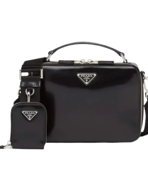 Brique Saffiano Schwarz 22 cm