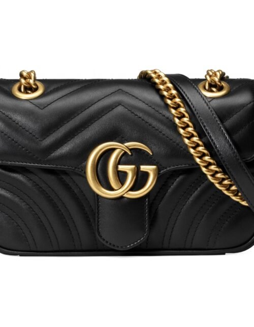 GG Marmont Schwarz/Goldbraun 26 cm