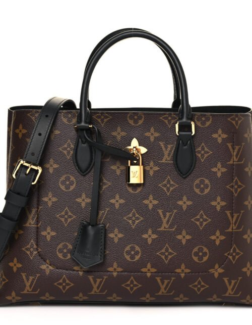 Monogram Canvas Flower Tote 35