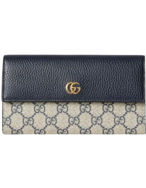 Zweifarbige Continental-Geldbörse 19 cm