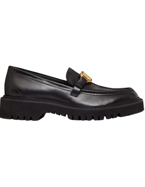 Kalbsleder Loafer Schwarz