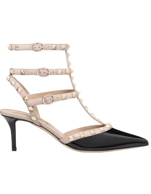 Rockstud Caged Pumps Puder 65