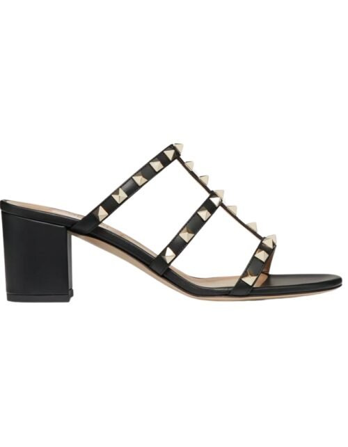 Rockstud Kalbsleder Schwarz 60