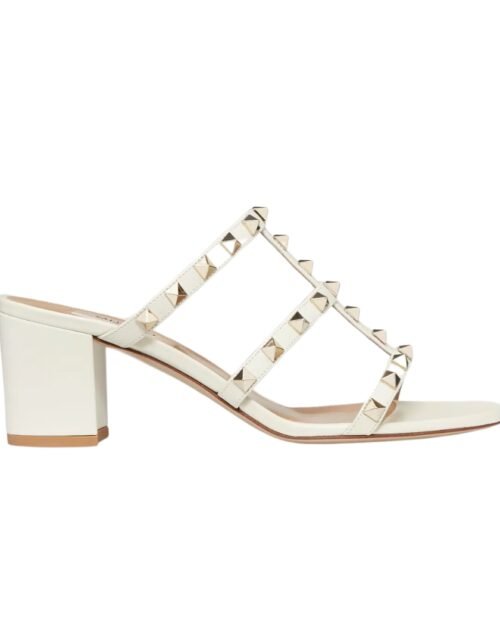 Rockstud Kalbsleder Hell-Elfenbein 60