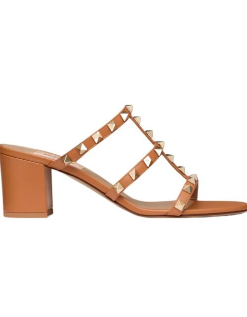 Rockstud Kalbsleder Hell-Elfenbein 60