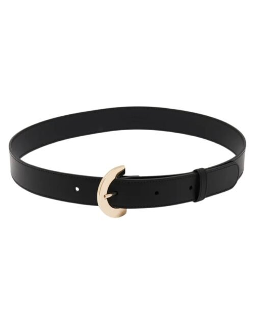 C schwarzes Leder 2.8 cm