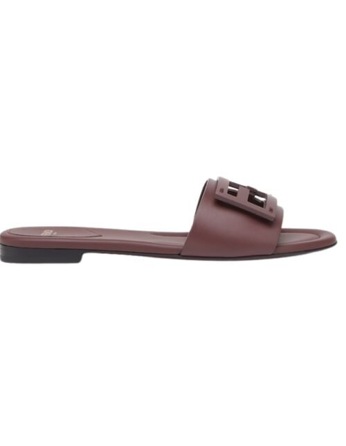 Flip-Flops aus braunem Leder