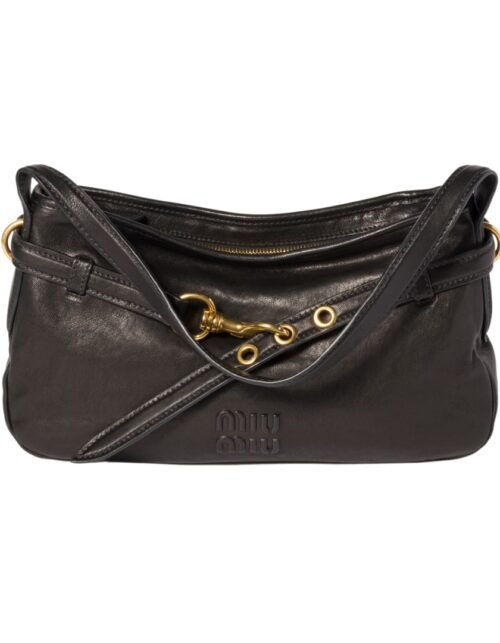 Aventure-Nappa-Leder Schwarz 19 cm