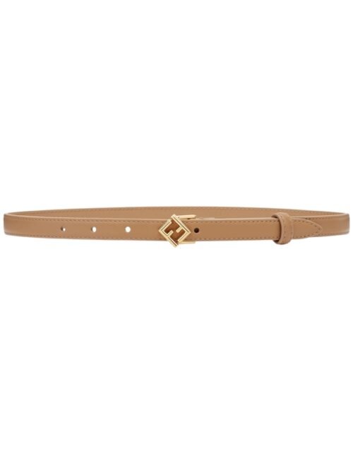 Riemen aus beigem Leder 1.5 cm