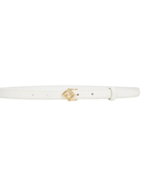 Riemen aus weißem Leder 1.5 cm