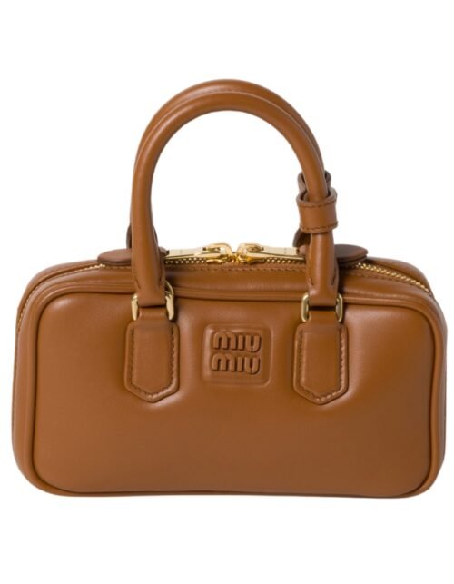 Arcadie-Leder-Mini Cognac 10 cm