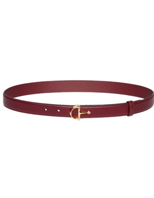 Horsebit Buckle Rot 2 cm