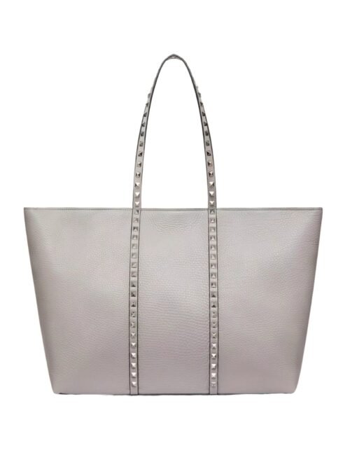 Rockstud Kalbsleder Grau 37 cm