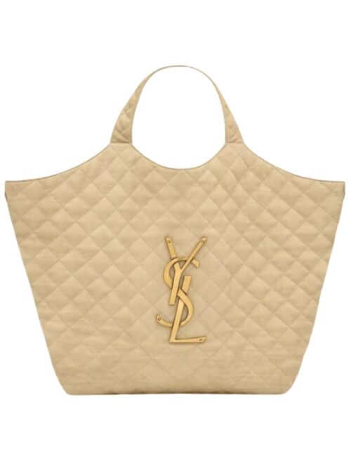 Icare Maxi Shopping Bag aus gestepptem Nubuk-Leder 58 cm