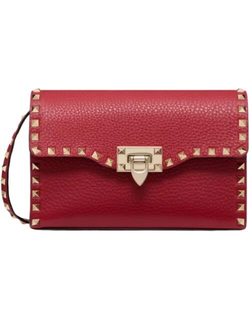 Kalbsleder Crossbody Rosso Valentino 22.5 cm
