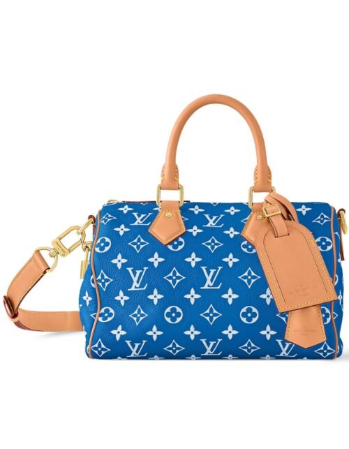 Speedy P9 Bandoulière Blau 25 cm