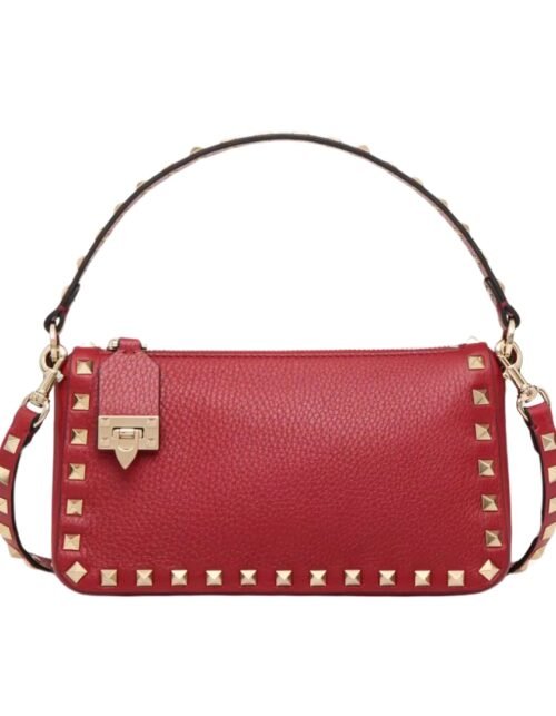 Kalbsleder Crossbody Rosso Valentino 19 cm