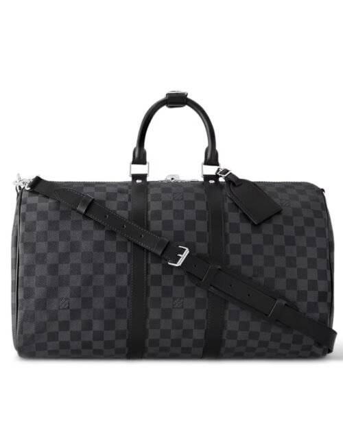 Keepall Damier Graphite Canvas Schultergurt 45 cm