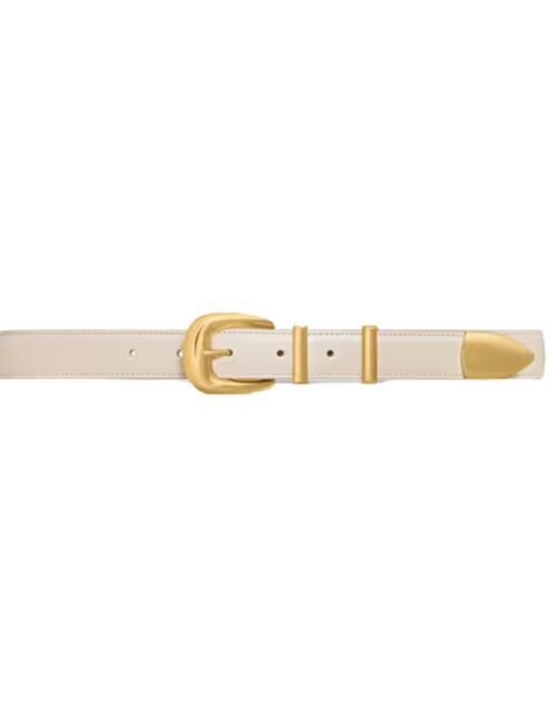 Mittelgroßer Western-Gürtel aus Taurillon-Leder 2.5 cm