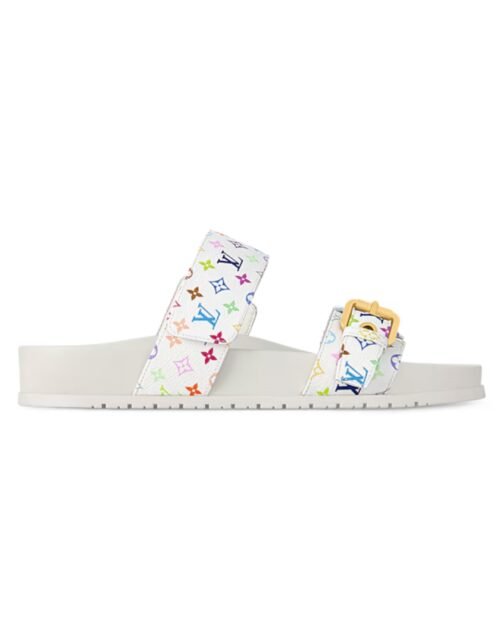 TM Bom Dia Flat Comfort Mule Blanc