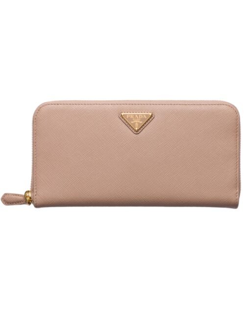 Saffiano-Leder in Puderrosa 10.3 cm