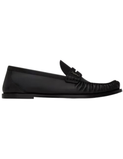 Loafer aus glattem Leder