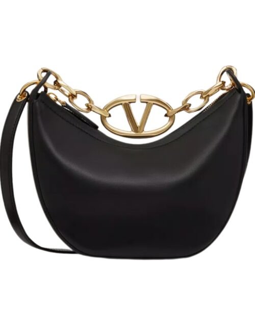 VLOGO moon mini hobo schwarz 20 cm