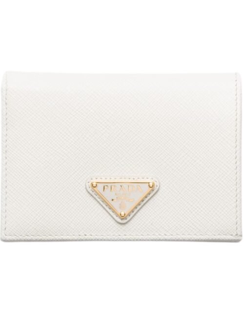 Kleine Saffiano-Leder in Weiß 11.2 cm