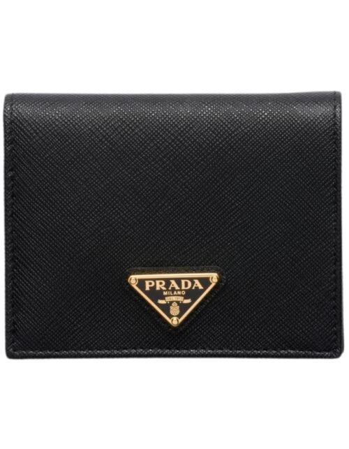 Kleine Saffiano-Leder-Geldbörse 11.2 cm