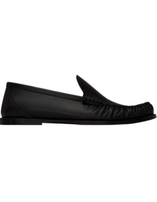 Loafers aus glattem Leder