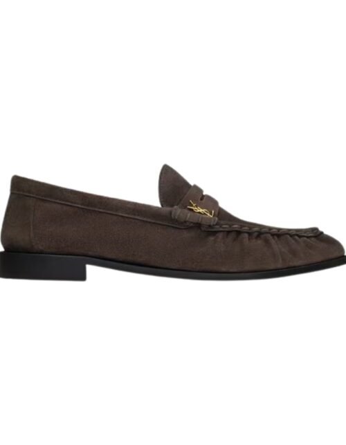 Le Loafer Penny Slippers aus Wildleder