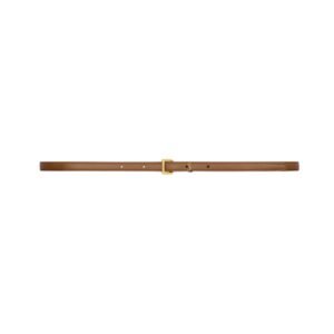 Cassandre extra dünner Gürtel aus glattem Leder 1 cm